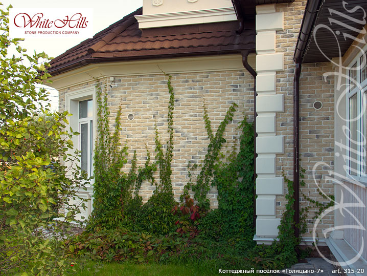 Декоративный кирпич White Hills Брюгге брик цвет 315-20