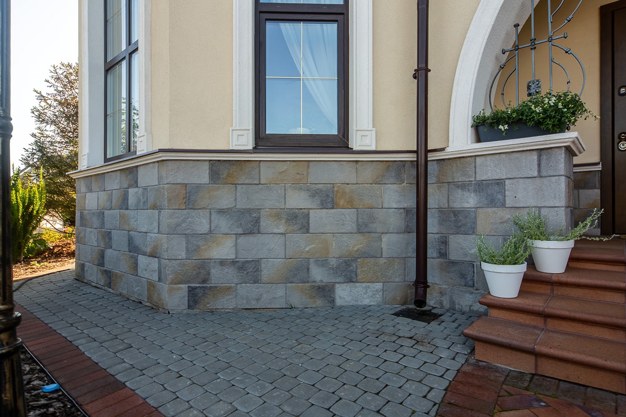 Клинкерная угловая ступень Terraklinker (Gres de Breda) Natural модель B, 330*330*60*20 мм