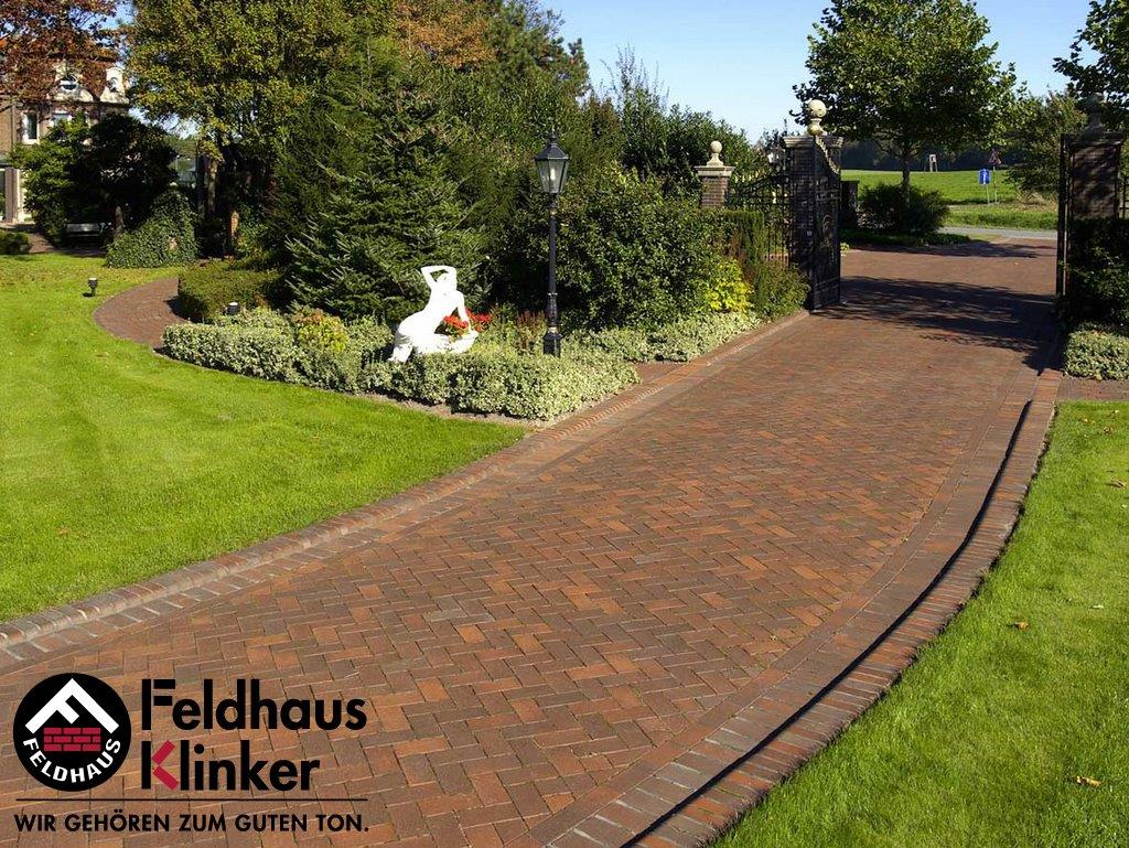 Клинкерная брусчатка Feldhaus Klinker DF P403 gala flamea, 240*118*52 мм