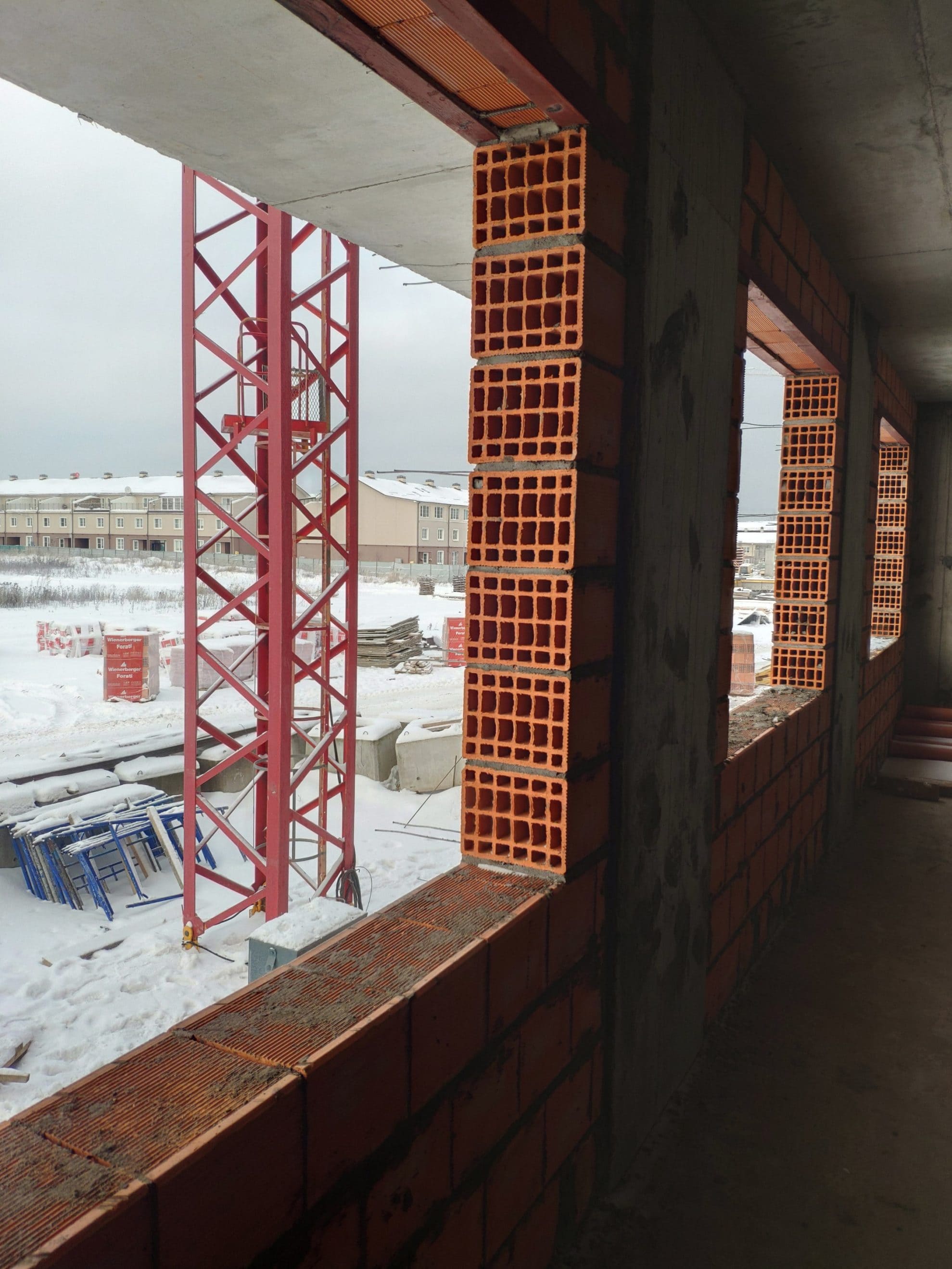 Керамический блок Forati c горизонтальными пустотами, 250*200*250 мм