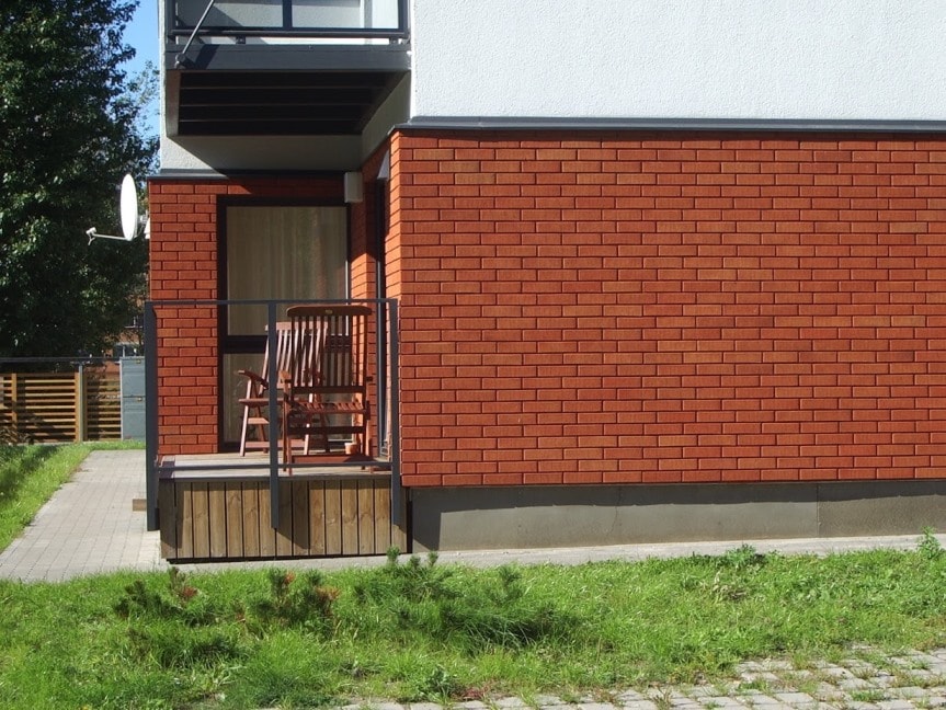 Кирпич облицовочный Terca Red шероховатый, 250*85*65 мм