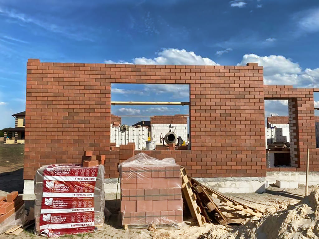 Кирпич облицовочный Вышневолоцкая керамика Готика гладкий, 250*120*88 мм