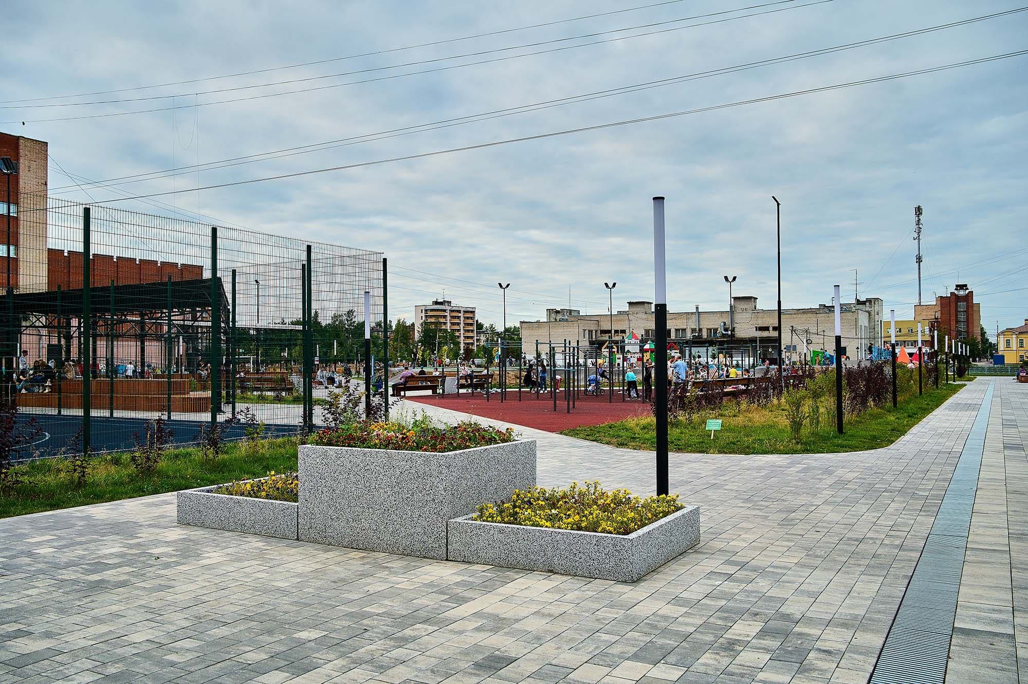 Плитка тротуарная Классико Б.1.КО.6 М листопад гранит арабская ночь, комплект 2 шт, толщина 60 мм