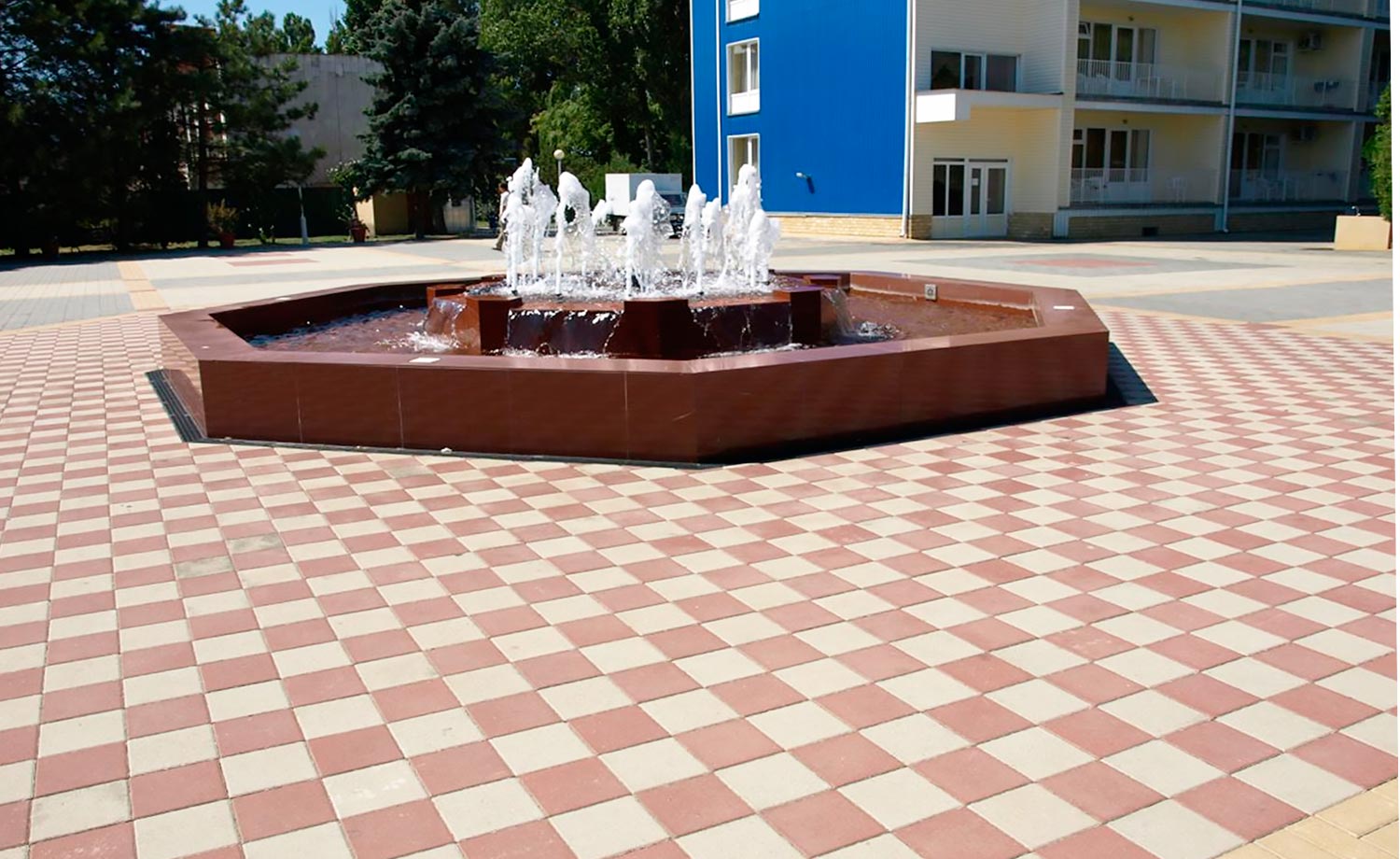Плитка тротуарная Квадрат Б.1.К.6 стандарт гладкий белый, 300*300*60 мм