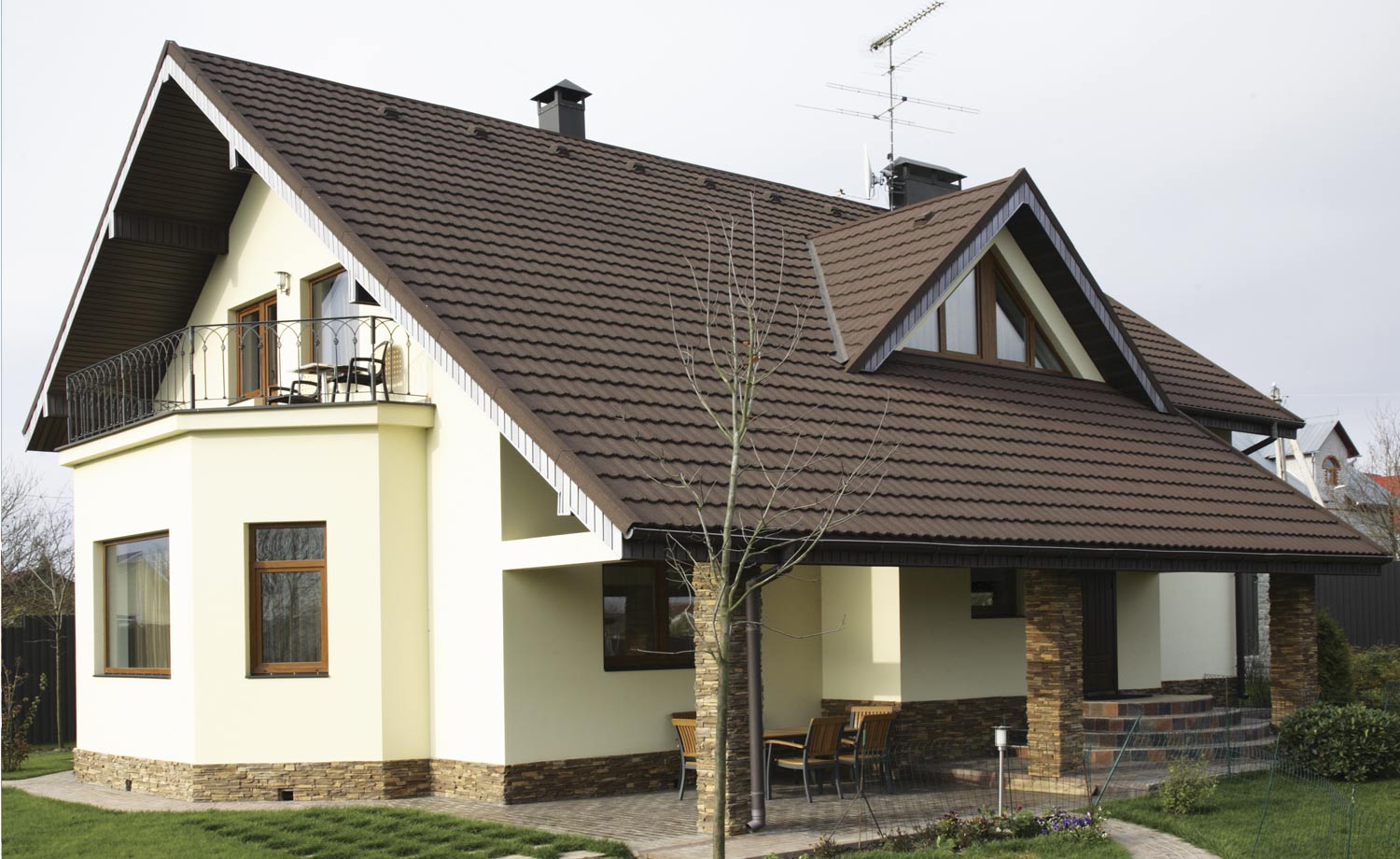 Торцевая планка левая Metrotile, Brown