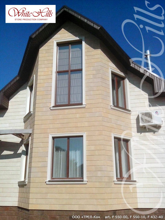 Искусственный камень для навесных вентилируемых фасадов White Hills Шеффилд F432-40