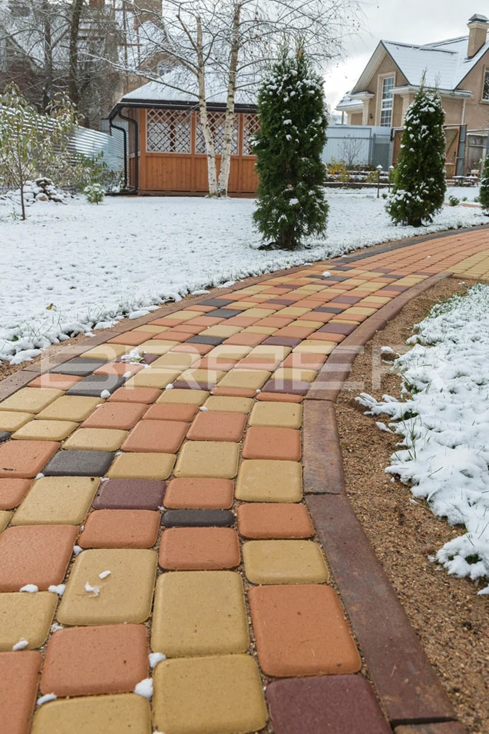 Плитка тротуарная BRAER Классико песочный