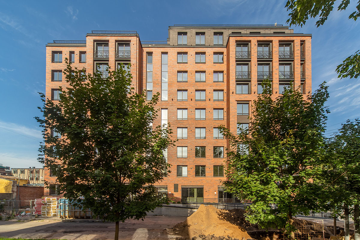 Кирпич облицовочный пустотелый Terca Red flame dark гладкий, 250*85*65 мм