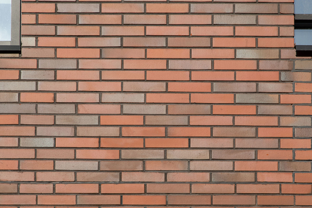 Кирпич облицовочный пустотелый Terca Red flame dark гладкий, 250*85*65 мм