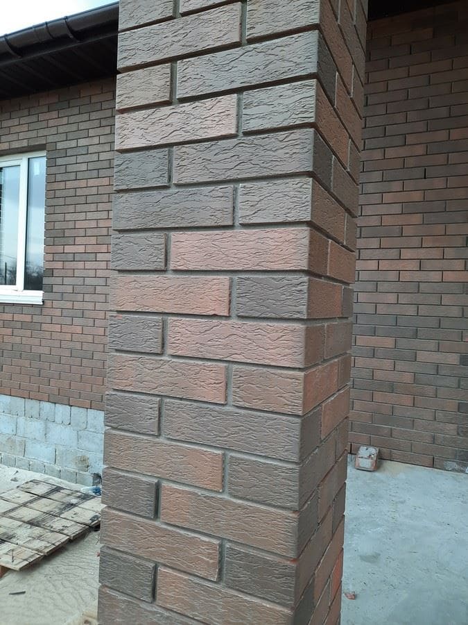 Кирпич облицовочный Вышневолоцкая керамика Графит лава, 250*120*65 мм