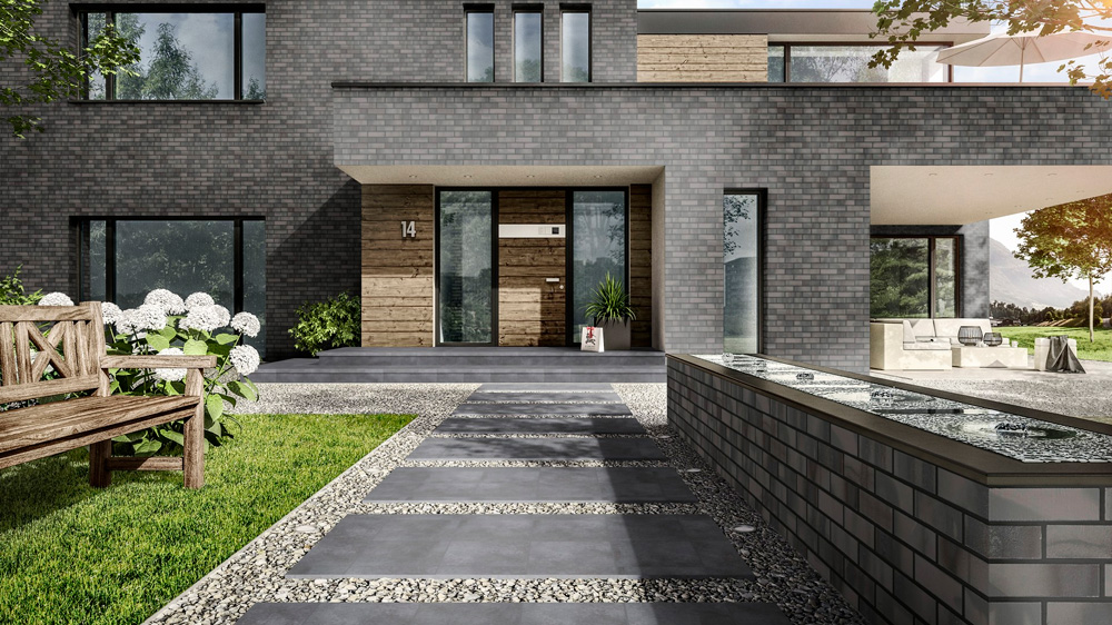 Клинкерная плитка под кирпич Stroeher Brickwerk, 651 aschgrau, 240*71*12 мм