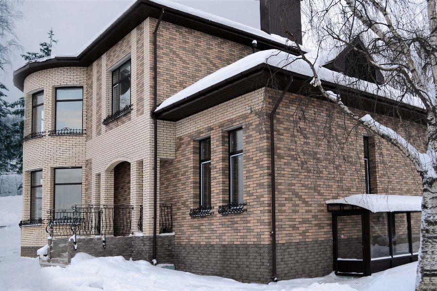 Кирпич облицовочный пустотелый КС-Керамик Камелот микс гладкий, 250*120*65 мм