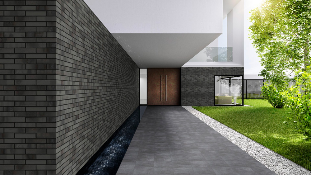 Клинкерная плитка угловая Stroeher Brickwerk, 651 aschgrau, 240*115*52*12 мм