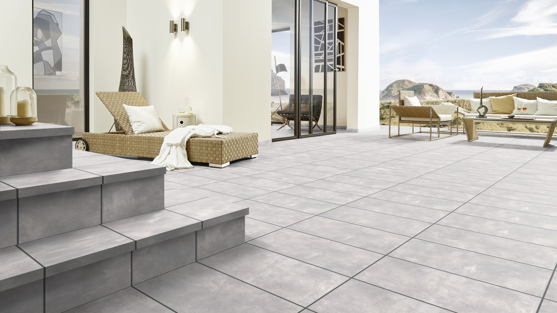 Ступень Loftstufe STROEHER Selected 980 grau, 294*340*35*11 мм