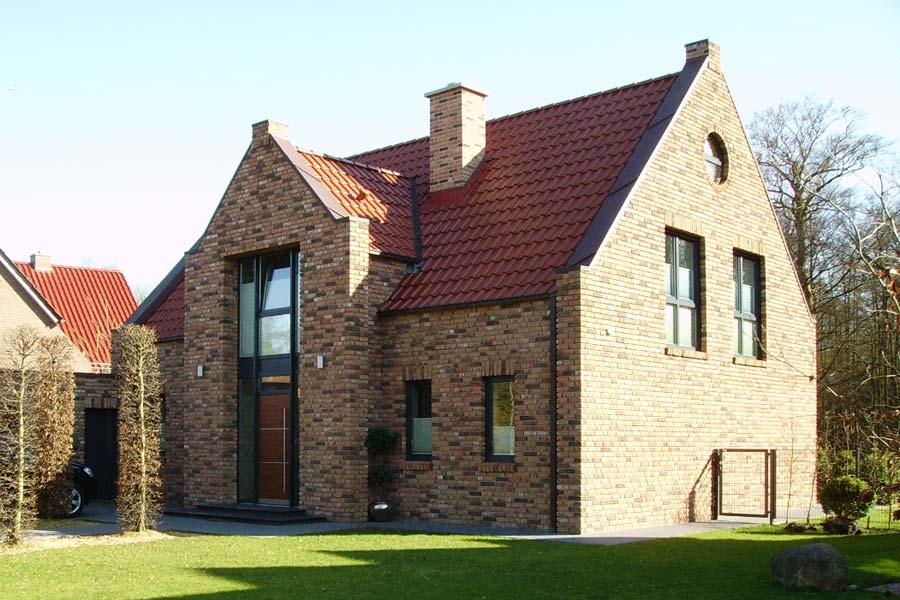 Керамическая черепица рядовая Roben FLANDERNplus красный ангоб