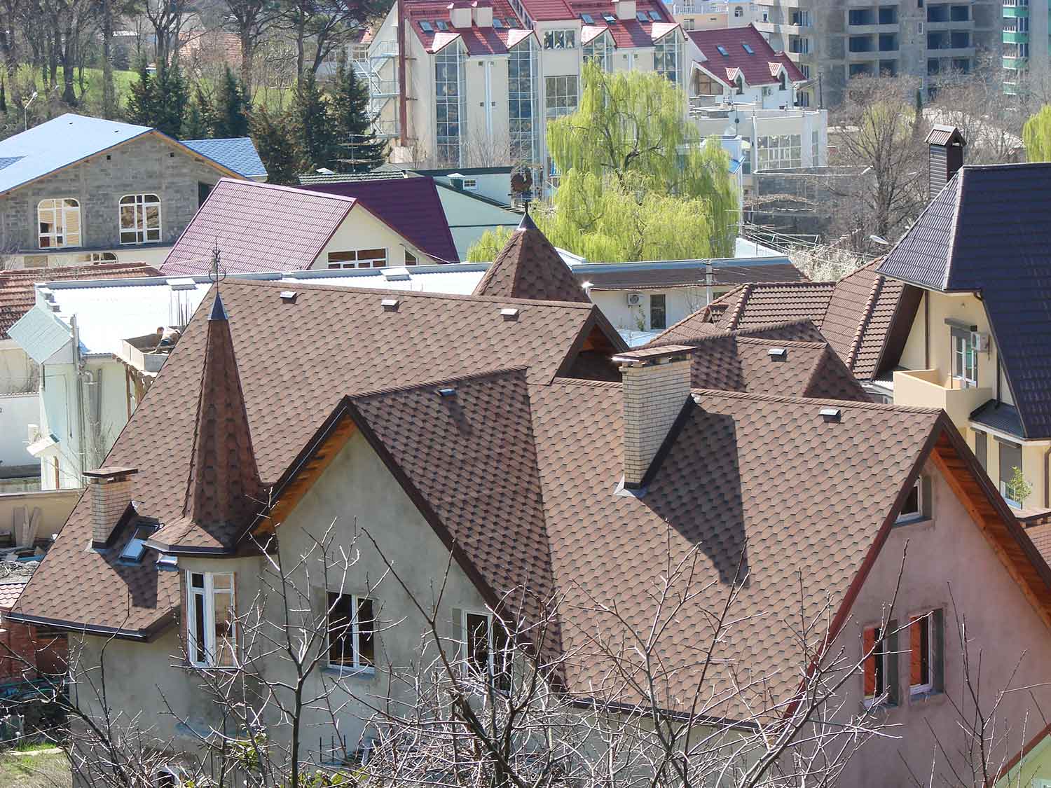 Гибкая черепица TEGOLA BUSINESS, LAZIO, Marrone 230