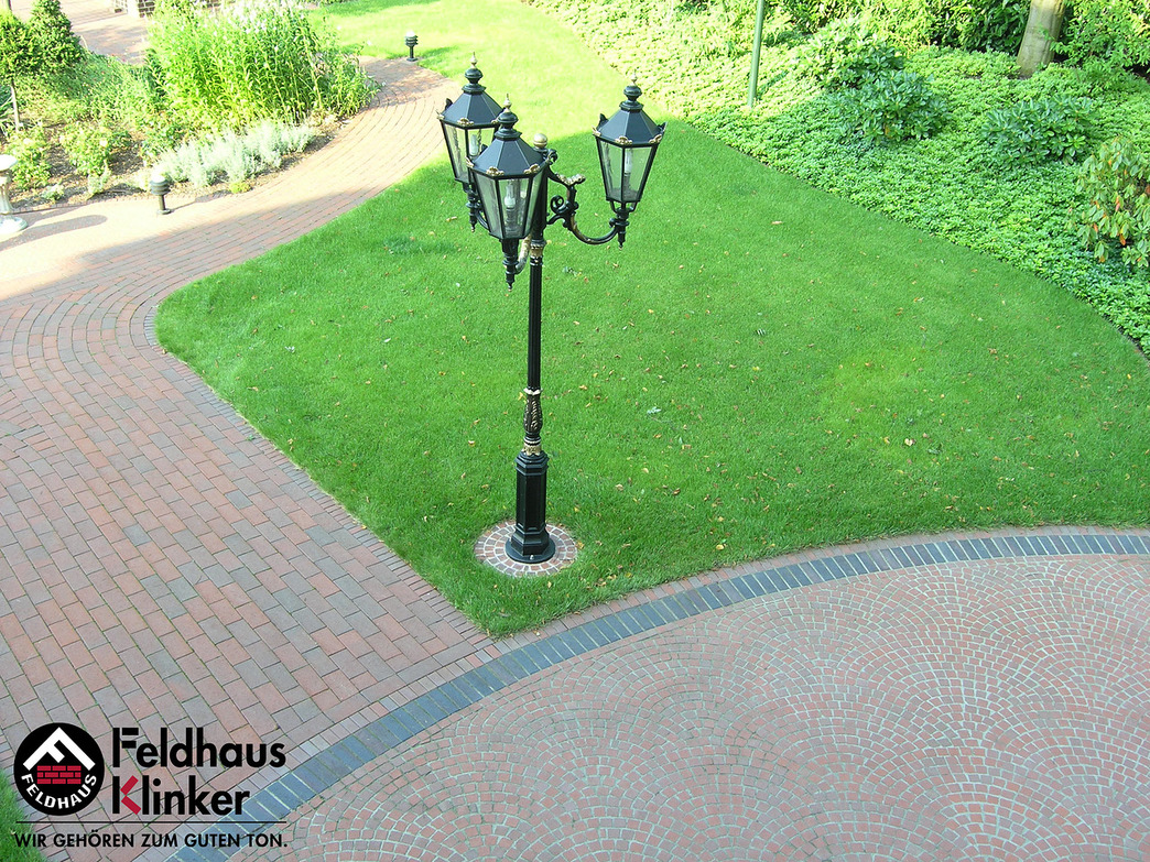 Клинкерная брусчатка Feldhaus Klinker DF P403 gala flamea, 240*118*52 мм