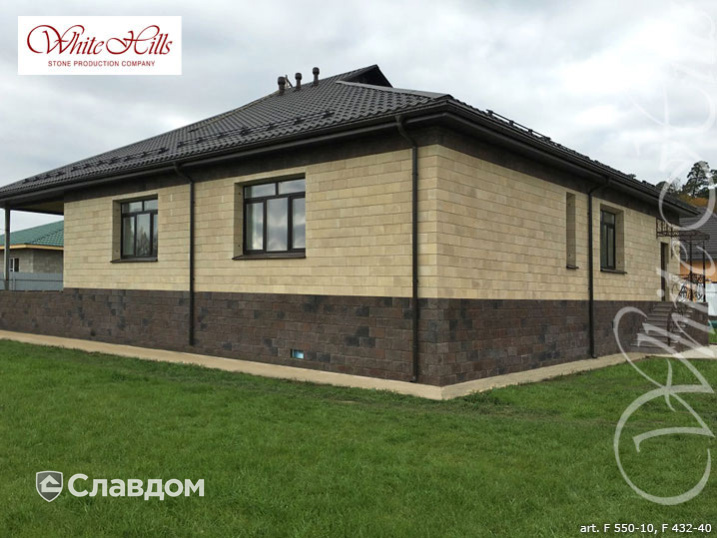 Частный дом с применением НФС Ronson и фасадного изделия Шеффилд F432-40 и Тиволи F550-10
