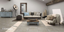 Интерьер с применением плитки Gres Aragon Stone Beige