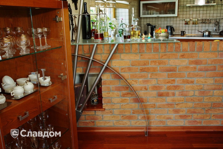 Внутренняя отделка фасадной плиткой LHL Terra Cotta