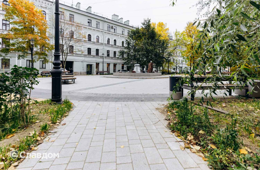 Благоустройство сквера Соловьева-Седова