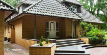 Частный дом из кирпича Muhr Nr.01 Niederlausitzer Gelb geschalt