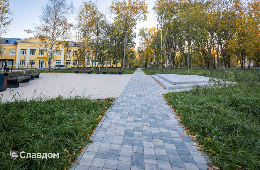 Благоустройство сквера в ПГТ Горелово
