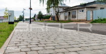 Набережная в городе Тутаев, вымощенная тротуарной плиткой BRAER
