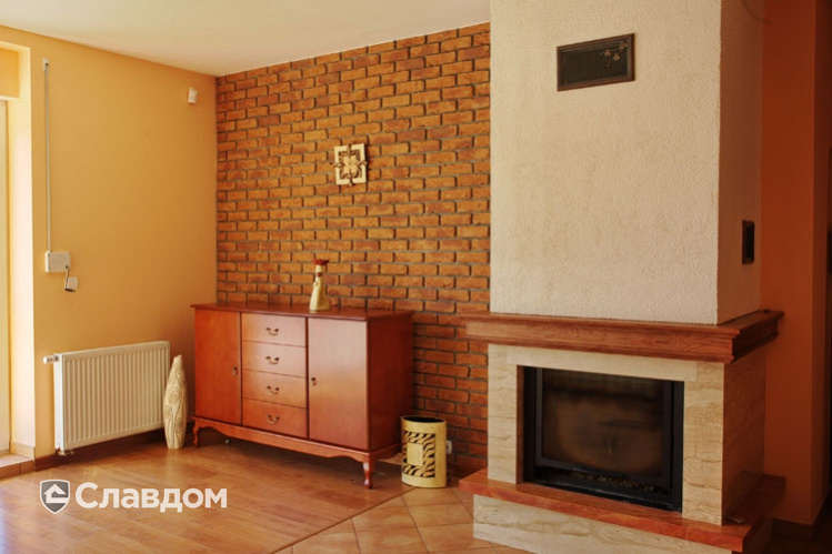 Внутренняя отделка фасадной плиткой LHL Terra Cotta
