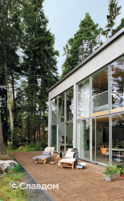 Мощение придомовой территории плиткой Atlas Concorde Oak Reserve Pure