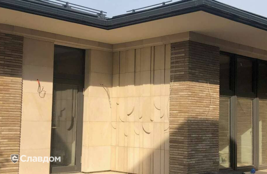 Коттеджный поселок "Миллениум Парк" с использованием кирпича Богандинский КЗ Нарва