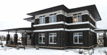 Коттедж с облицовкой кирпичом Донские зори Дивногорье