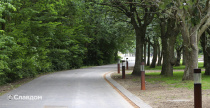 Парк в Сеннерборге с применением брусчатки MUHR 15 Schwarz-bunt edelglanz
