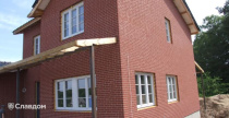 Частный дом с облицовкой кирпичом Terca Nordic Klinker Line Stockholm