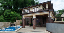 Частный дом c использованием облицовочного камня White Hills Терамо Брик 351-40
