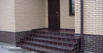 Двухэтажный частный дом со ступенями Stroeher Duro 825 sherry