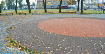 Площадь с применением брусчатки Penter Baltic Klinker Pavers Classic и Braun