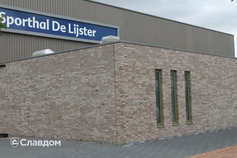 Спортивный зал De Lijster с облицовкой кирпичом Terca Birchwood