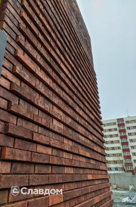 Строительство жилого дома с облицовкой кирпичом Konigstein Гессен Вайн