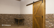 Интерьер ресторана с использованием кирпича ENGELS RETRO Hermitage Antiek