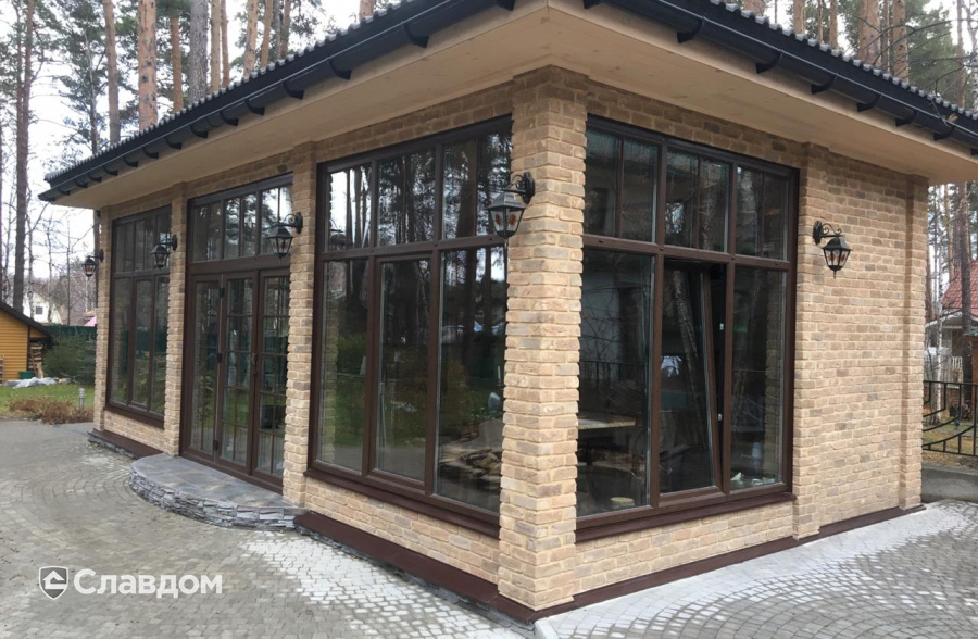 Частный дом с облицовкой из кирпича Богандинский КЗ Вейде