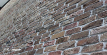 Фасад здания с облицовкой кирпичами RIGHTBRICK Виллем, Рейн, Мунк