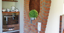 Внутренняя отделка фасадной плиткой LHL Terra Cotta