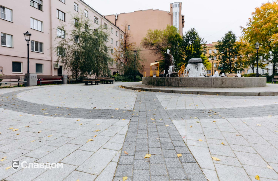 Благоустройство сквера Соловьева-Седова