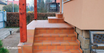 Частный дом со ступенями Stroeher Terra 307 weizengelb