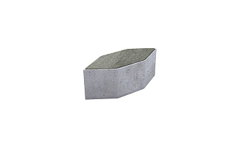 Плитка тротуарная Скошенный шестиугольник Б.1.ШГ.6, Искусственный камень Шунгит