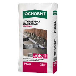 Фасадная штукатурка Основит СТАРТВЭЛЛ PC21 (ранее серия Т-21) 25 кг