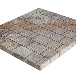 Плитка тротуарная SteinRus Бергамо А.6.Псм.4, Antico, ColorMix Берилл, толщина 40 мм