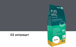 Сухая затирочная смесь strasser FUG FFC для узких швов 02 антрацит, 2 кг