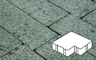 Плитка тротуарная Готика, Granite FINO, Калипсо, Порфир, 200*200*60 мм